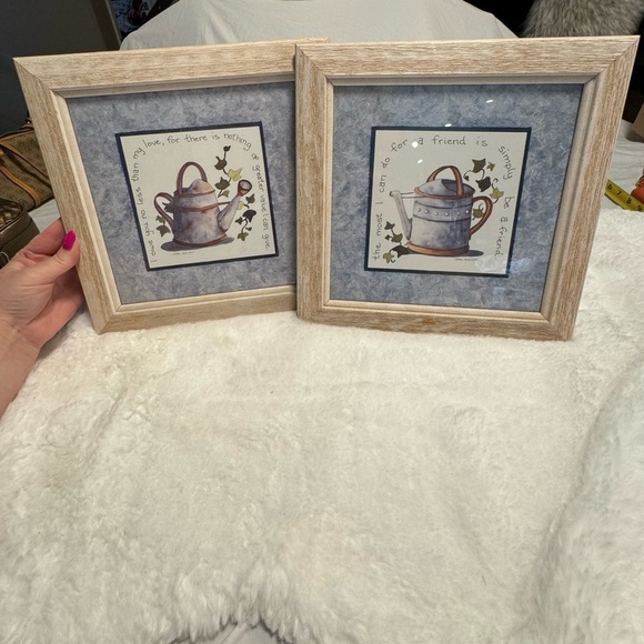 Vintage Country Kitchen Framed Watering Can Art Prints Bed Bath Beyond Set - Picture 6 of 14